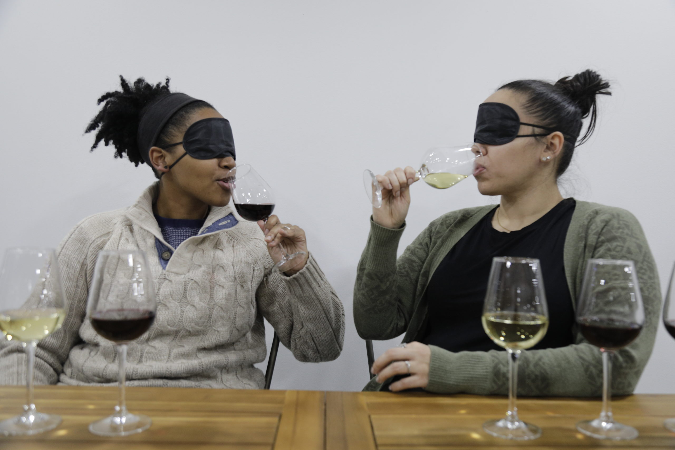 Blindfold Wine Tasting